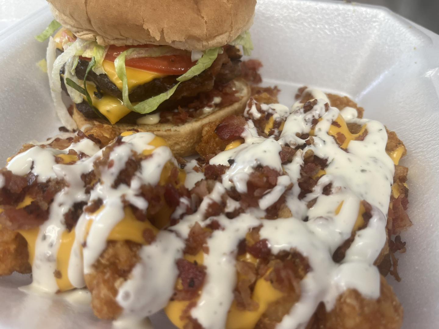 Burger close-up